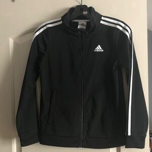 Adidas Kids Black and White Jacket